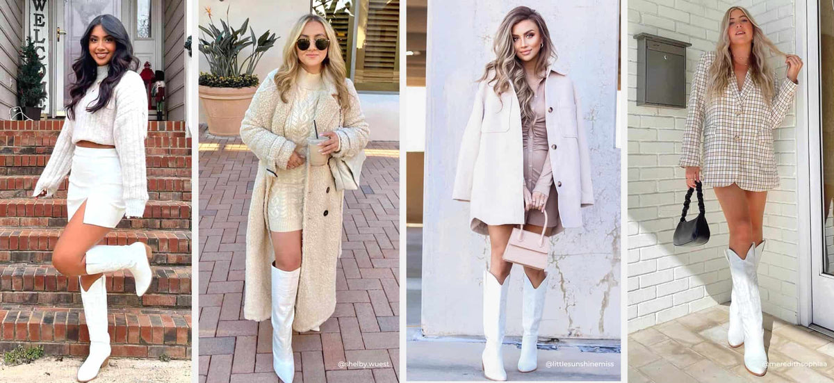 Winter Outfit Ideas: Sweater Dress + OTK Boots