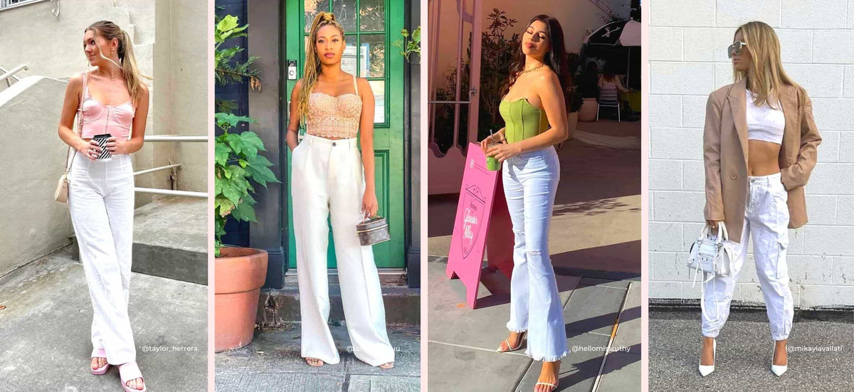 Elevate Your Summer Style With White Pants Outfits