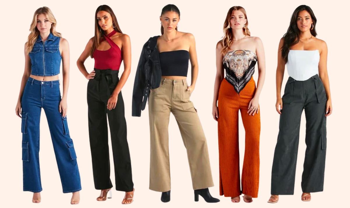 Episode 2, Outfit ideas for your baggy pants.✨Let's find your own sty, Wide Leg Pants