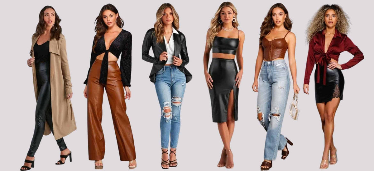 Faux Leather Outfits To Update Your Look