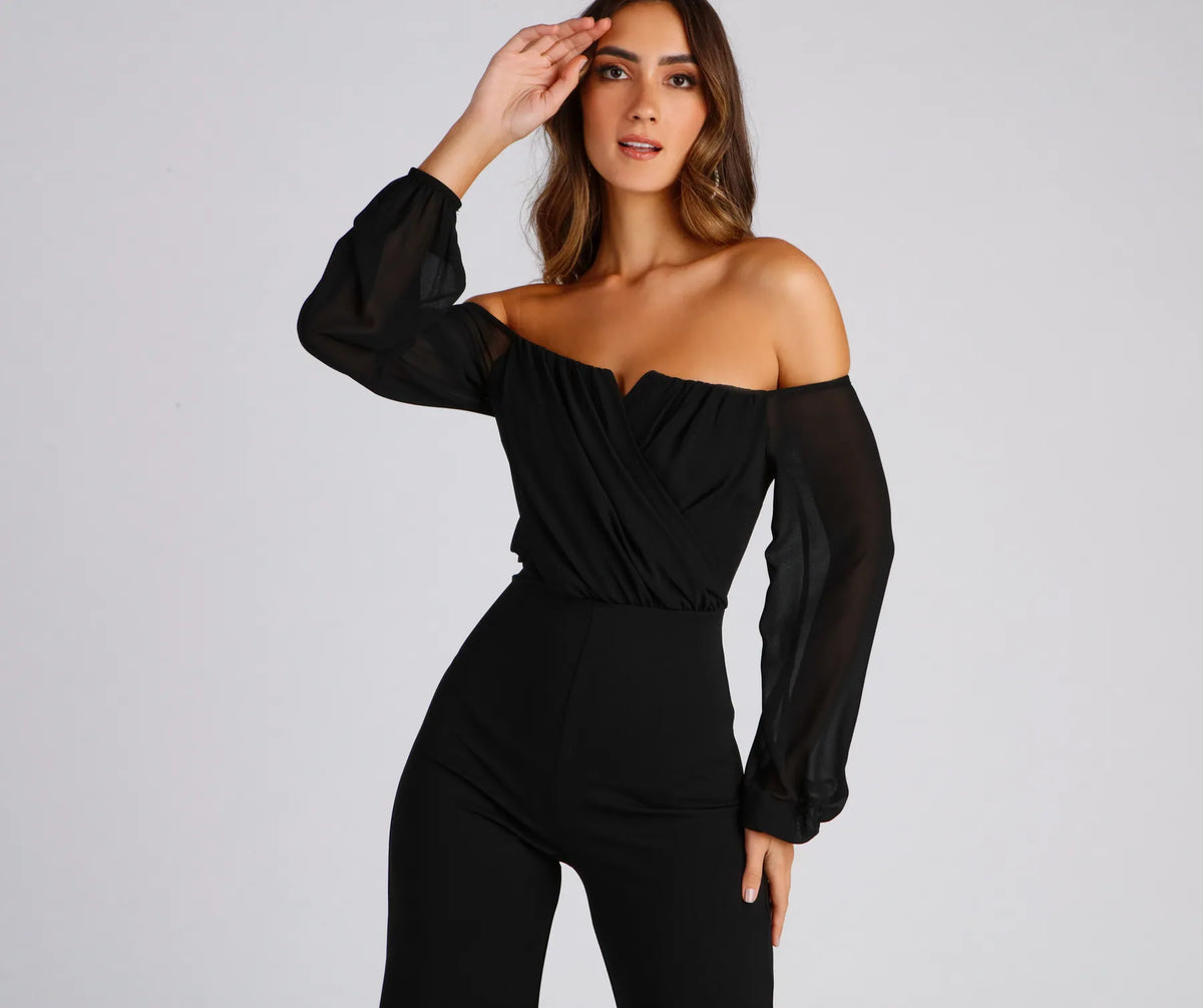 Mesmerizing Off-The-Shoulder Jumpsuit | Windsor