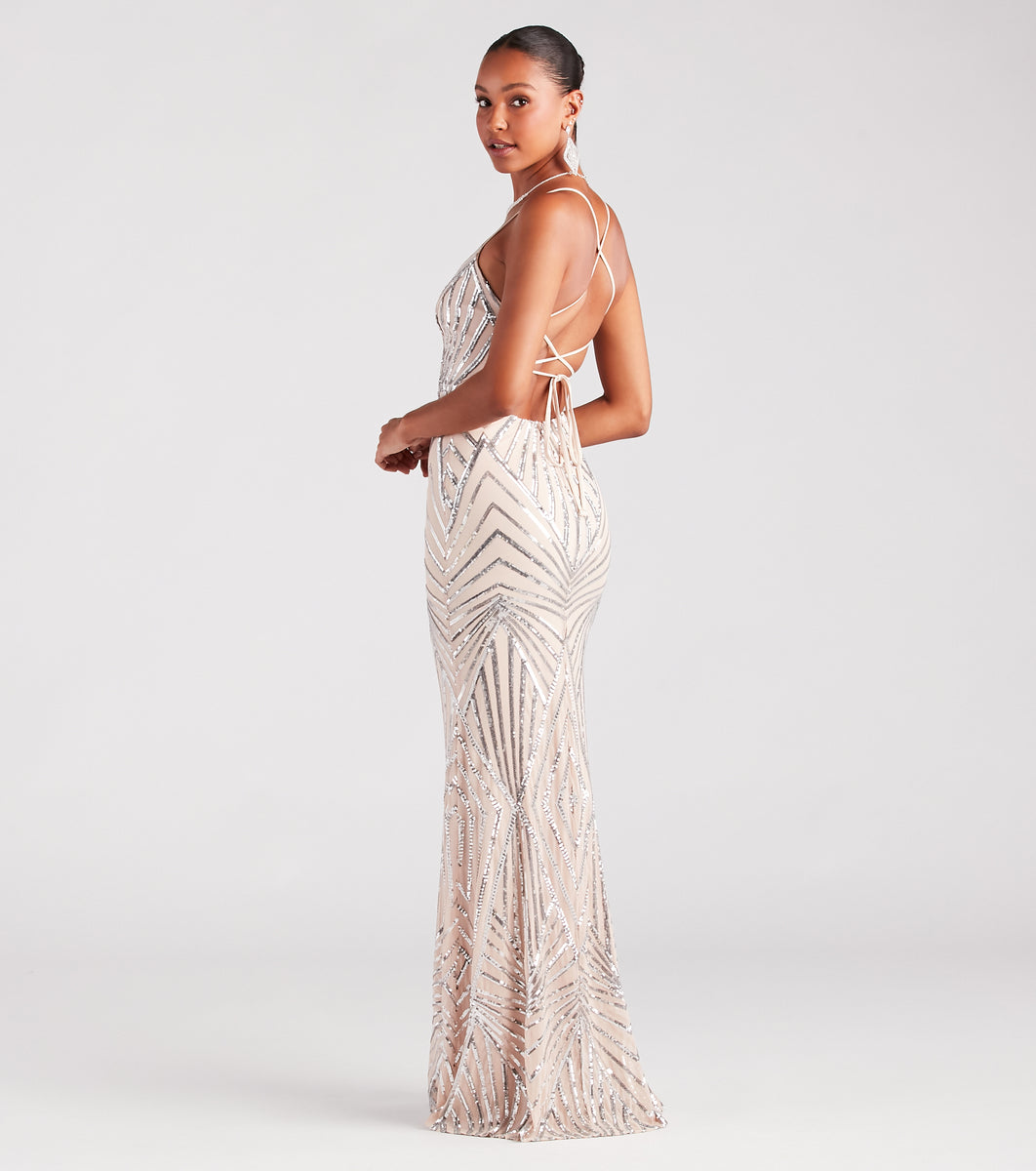 Angelina Glitter Knit Dress