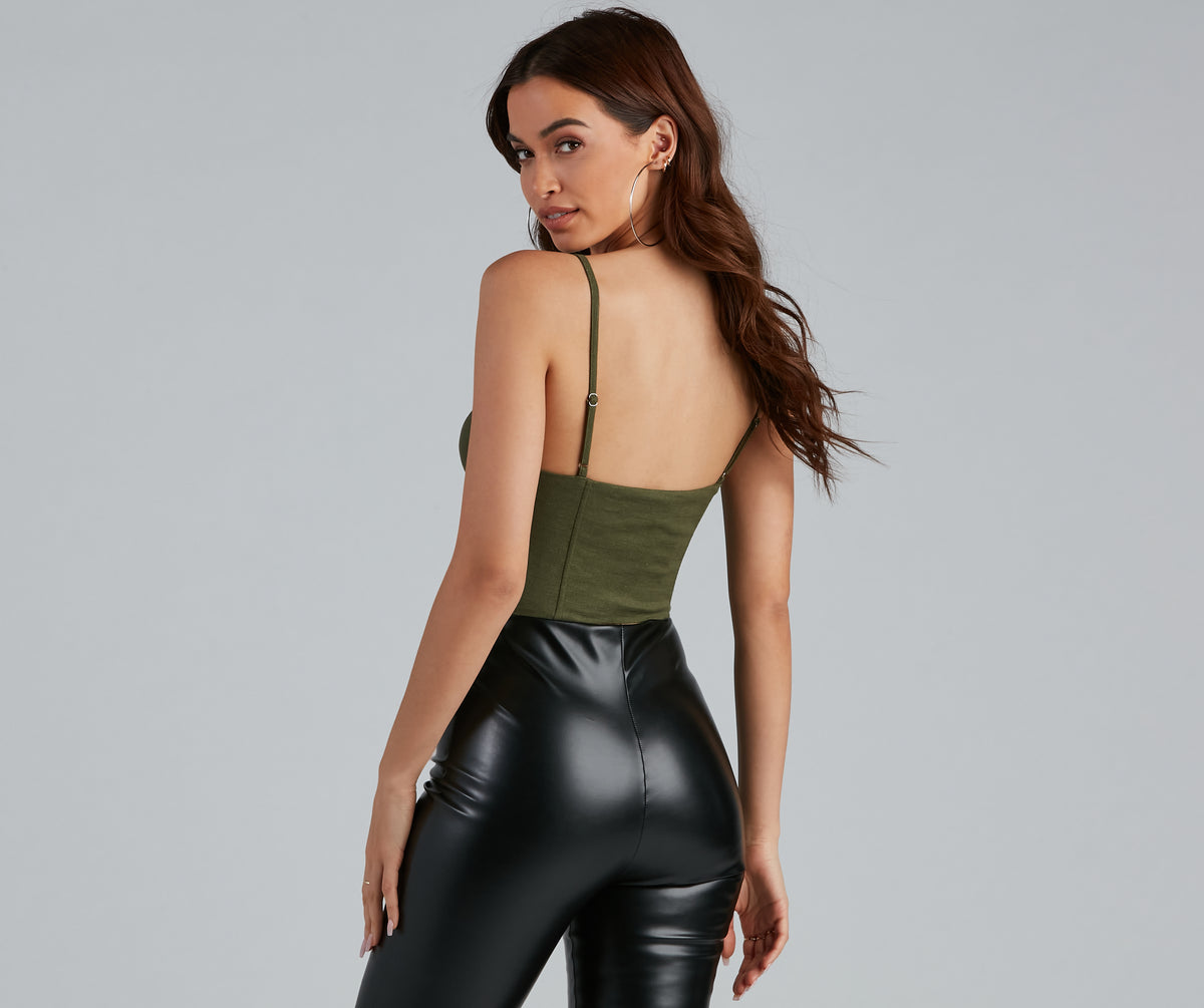 Everyday Trendsetter Cropped Corset Top