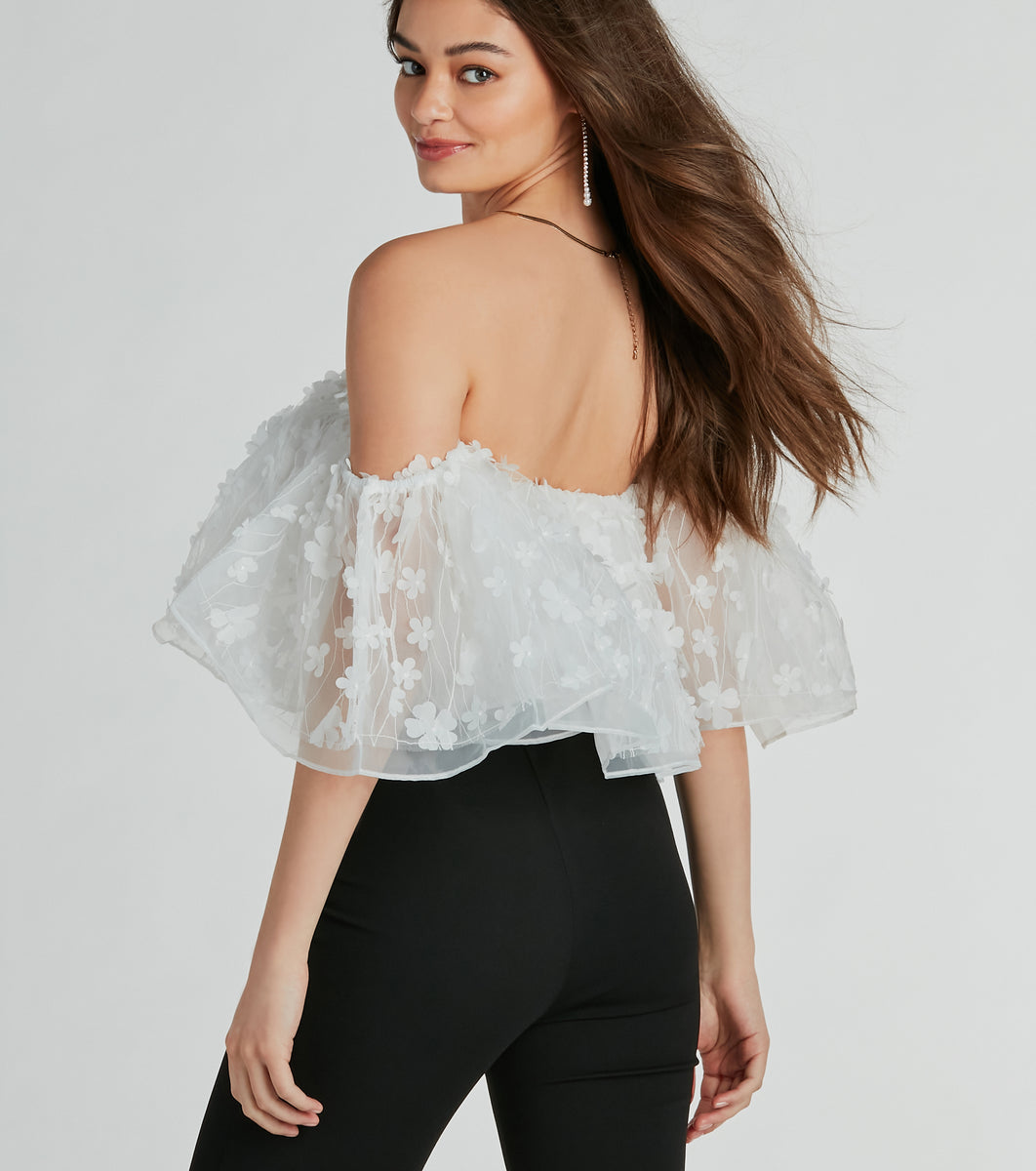 Feelin' Trendy Cutout Woven Corset Top