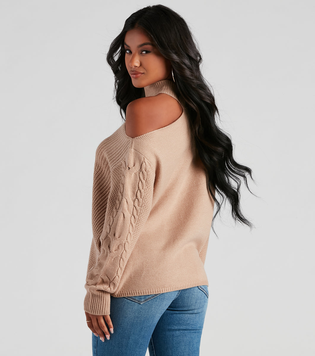 Warm Embrace Cable Knit Sweater