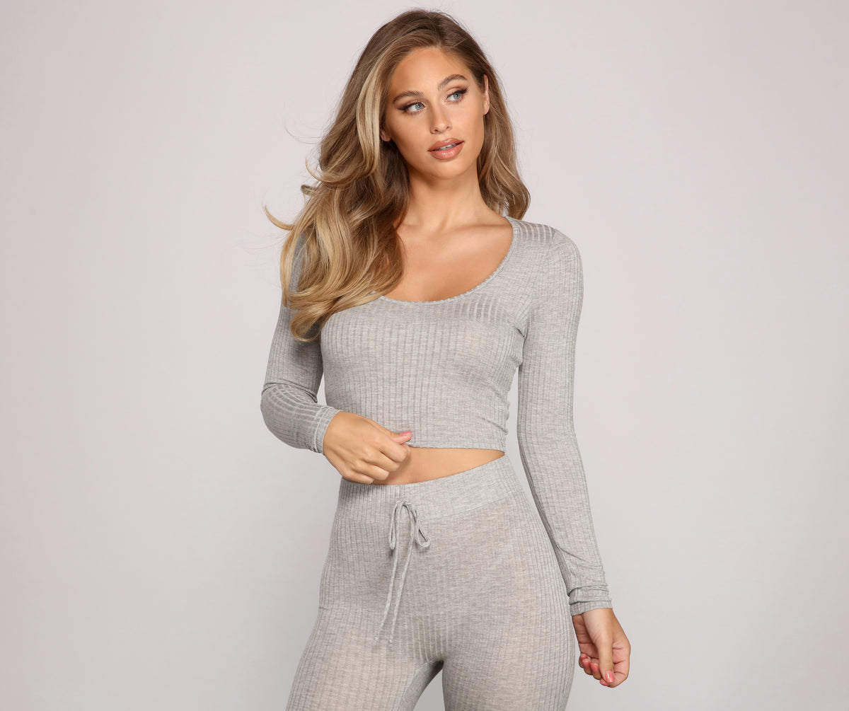 Keepin' Knit Cozy Pajama Leggings