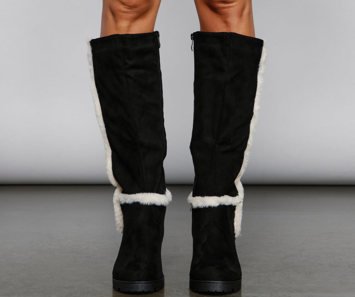 Chic And Cozy Sherpa Detailed Boots Windsor