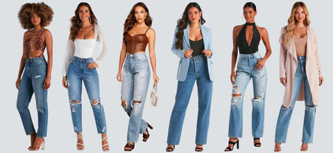 3 Chic Ways to Style Mom Jeans - Sequins & Sales  Mom jeans, Mom jeans  outfit summer, Trendy spring outfits