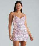 Raelyn Sequin Mini Party Dress