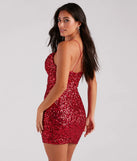 Raelyn Sequin Mini Party Dress