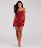 Raelyn Sequin Mini Party Dress