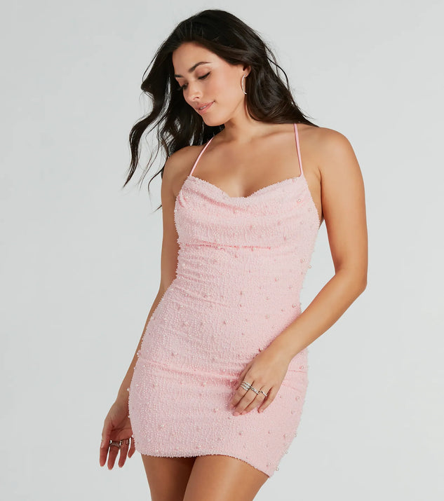 Pearl mini dress best sale