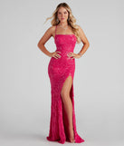 You'll be the best dressed in the Rowena Sequin Mermaid Dress as your fall formal dress with beautiful and unique details from Windsor.