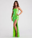 You'll be the best dressed in the Rowena Sequin Mermaid Dress as your fall formal dress with beautiful and unique details from Windsor.