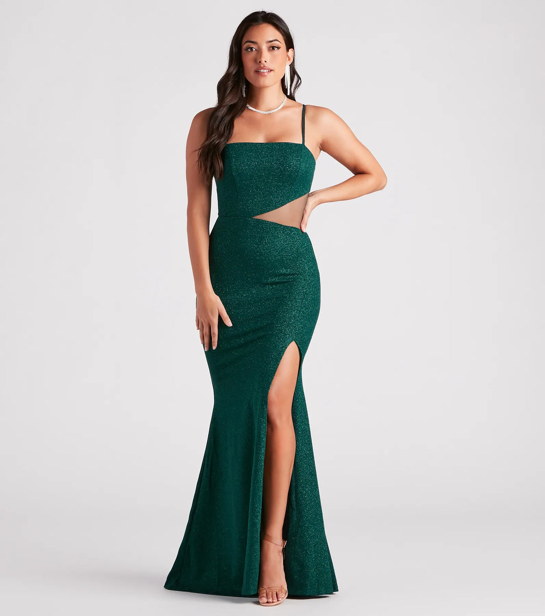 Cynthia Formal Glitter Mermaid Dress