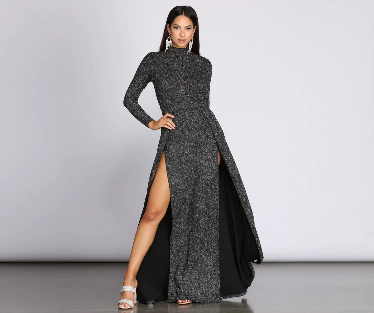 Melany formal high slit dress best sale