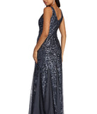 Ciara Formal Beaded And Sequin Dress