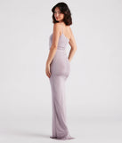 Madalyn One-Shoulder High Slit Formal Dress