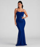 Addison Glitter Mesh Formal Dress is the perfect homecoming dress pick with on-trend details to make the 2024 dance your most memorable event yet!