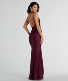 The Diane Formal Halter Mermaid Long Dress as your wedding guest dress with a stylish neckline and/or sleeves and elevated details on the back and front will make you the best dressed at any event!