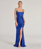 Kailani Formal Sequin Slit Mermaid Dress