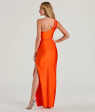 Avery One Shoulder Cutout Slim Formal Dress