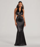 You'll feel stylish and confident in the Scarlett V-Neck Lace Trim Open Back Mermaid Formal Dress as your Winter Formal Dress to stand out at your dance or event.