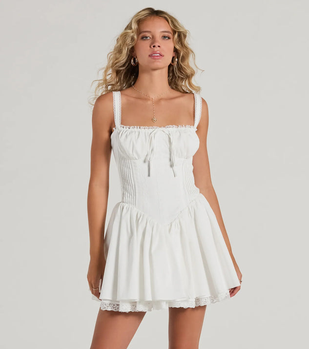 So Darling Woven Drop-Waist Skater Dress | Windsor