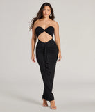 The Perfect Always Strapless Cutout Ruffle Maxi Dress is a casual dress for more than special occasions with a fitted or flowy silhouette and accents in the most recent trends!