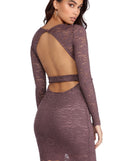 Lacy Moments Bodycon