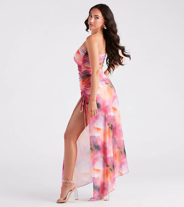 Major Crush Marble Print Maxi Dress | Windsor