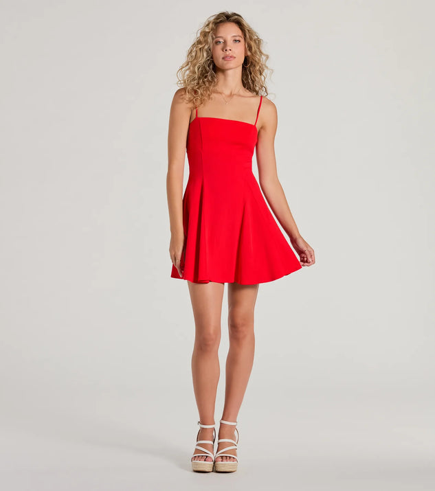 Truly Charming Sleeveless A-Line Mini Dress | Windsor