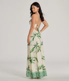 The Fiji Feeling Sleeveless Lace-Up Tropical Maxi Dress is a casual dress for more than special occasions with a fitted or flowy silhouette and accents in the most recent trends!