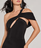 Magnetic Tonight One-Shoulder Cutout Bodycon Mini Dress