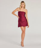 So Your Vibe Strapless A-line Mini Dress