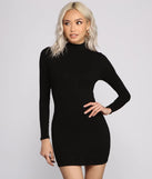 The Basic Ribbed Knit Long Sleeve Mini Dress is a casual dress for more than special occasions with a fitted or flowy silhouette and accents in the most recent trends!