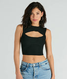 Essential for your seasonal closet, the Basically The One Sleeveless Cutout Crop Top offers a trendy twist on everyday tops so you can elevate your style effortlessly.