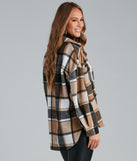 Casual And Chill Plaid Shacket