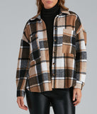 Casual And Chill Plaid Shacket