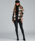 Casual And Chill Plaid Shacket