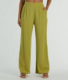 Refresh your fall closet with stylish women's pants like the Keep It Light High Rise Linen Palazzo Pants in a sleek fabric and a pant leg style that makes your look unique.