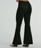 Refresh your fall closet with stylish women's pants like the Season Of Compliments Faux Suede Flare Pants in a sleek fabric and a pant leg style that makes your look unique.