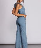 Go Wide Denim Jumpsuit