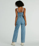 Refresh your fall closet with stylish women's pants like the Trendy Perfection Button Up Wide Leg Denim Jumpsuit in a sleek fabric and a pant leg style that makes your look unique.