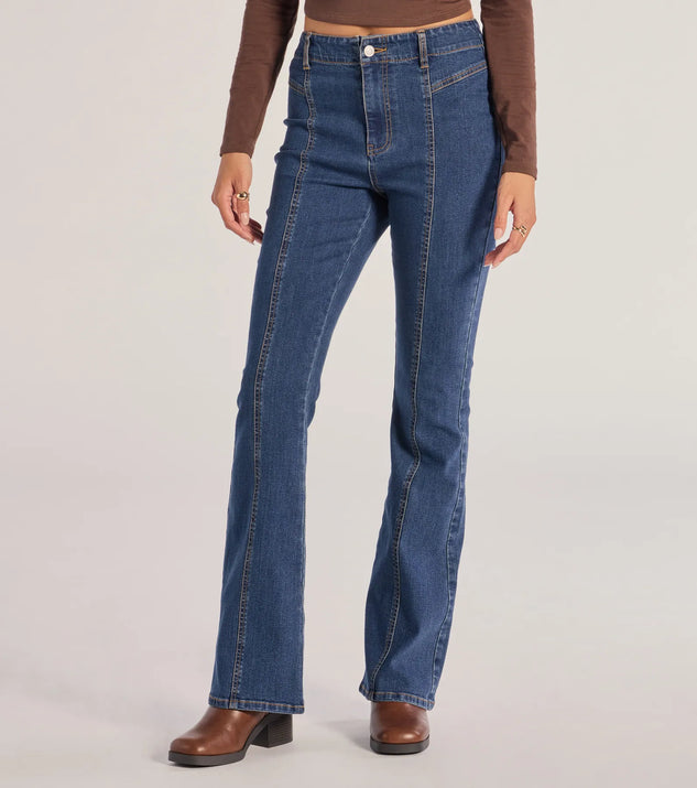 Seamlessly Chic High-Rise Bootcut Denim Jeans | Windsor