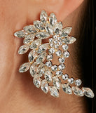 Gorgeous Gleam Rhinestone Statement Stud Earrings