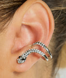 Enchanting Serpentine Snake Rhinestone Earrings