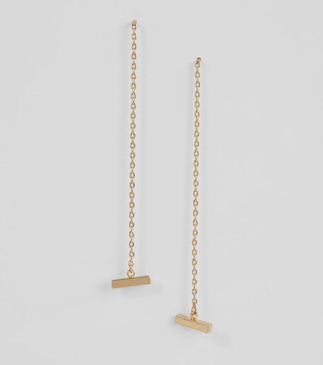 Chic Minimalist 14K Gold Plated Threader Earrings