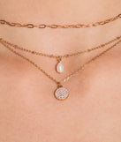 Moment To Shine Layered Faux Pearl Necklace