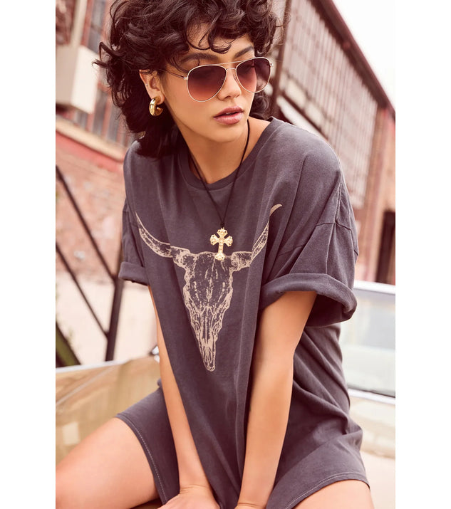 Bold Style Baroque Cross Necklace